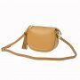 Geantă de mână din piele Patrizia Piu 417-004 - crem