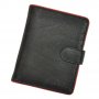 Portofel Pierre Cardin TUMBLE 326A - negru + roșu