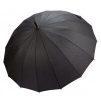 Umbrelă Gregorio PO-108 / UM-00108 - negru + roșu