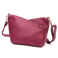 Kožená geantă de mână Luka 24-051 DOLLARO - burgundy