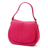 Kožená geantă de mână Luka 24-033 DOLLARO - magenta
