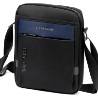 Geantă Pierre Cardin 1701 ALAN09 - negru + albastru
