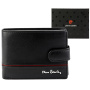 Portofel Pierre Cardin YS605 8806A - negru + roșu