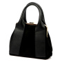 Kožená geantă de mână Luka 26-064 - maro închis