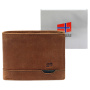 Portofel Nordee HJORT N992 - maro închis
