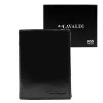 Portofel Cavaldi 0104-P-BS RFID - negru
