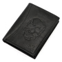 Portofel Money Kepper CDD 5601 SKULL - negru + albastru