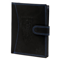 Portofel Money Kepper CDD 5601B WILD WEST - negru + albastru