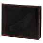 Portofel Money Kepper CDD 5600 BIRD - negru + roșu