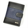 Portofel Loren N4L-DDG - negru + albastru