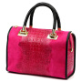 Kožená geantă de mână Luka 25-088 CROCO - magenta