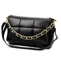 Kožená geantă de mână Camilla PREMIUM 10.011 - negru