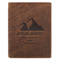 Portofel Peterson PTN N4-BE-MOUNTAIN - maro
