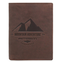 Portofel Peterson PTN N4-BE-MOUNTAIN - maro închis