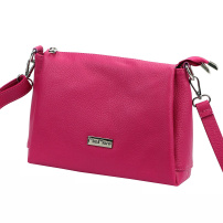 Kožená geantă de mână MiaMore 01-002 DOLLARO - magenta